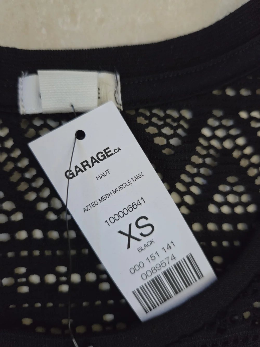 Garage Aztec Mesh Muscle Tank - Picture 2 of 2